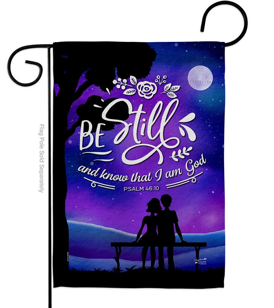 Be Still Decorative Garden Flag