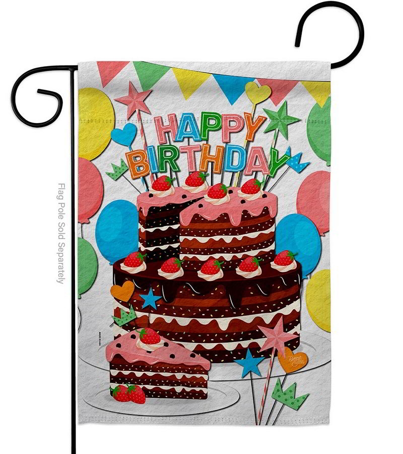 Birthday Wish Garden Flag