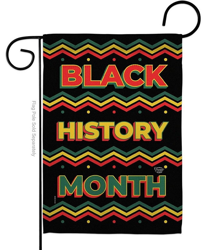 Black History Month Decorative Garden Flag