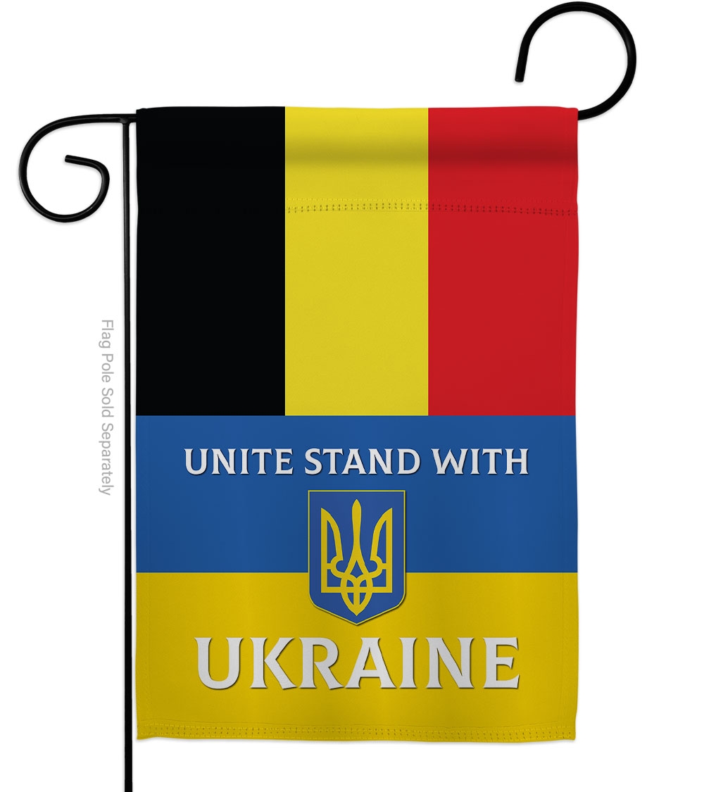 Germany Stand With Ukraine Garden Flag