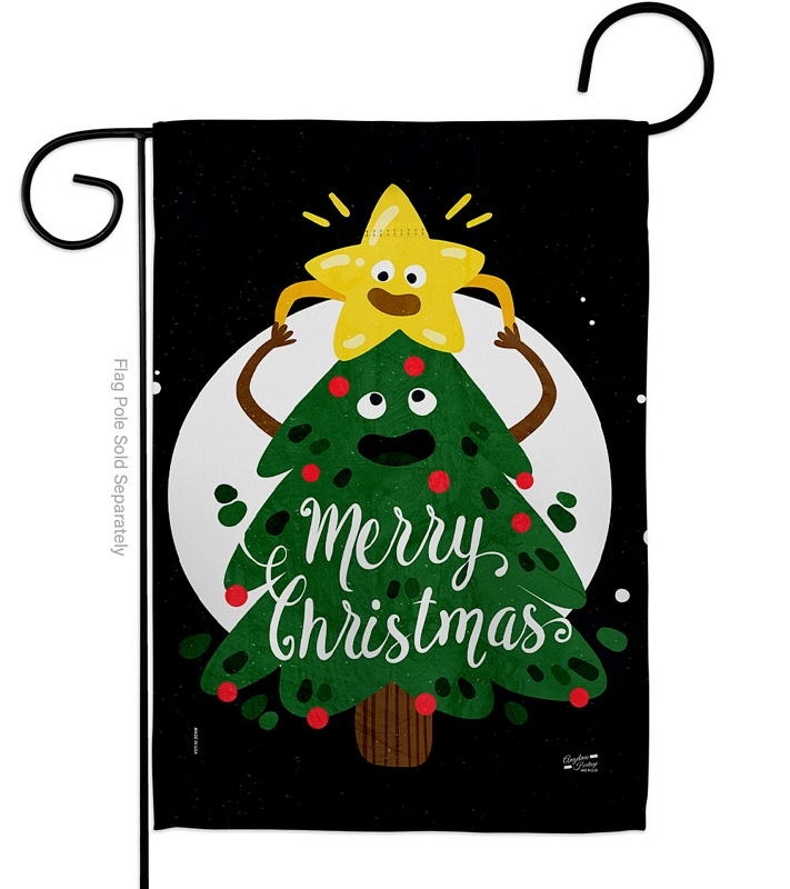 Christmas Buddy Garden Flag