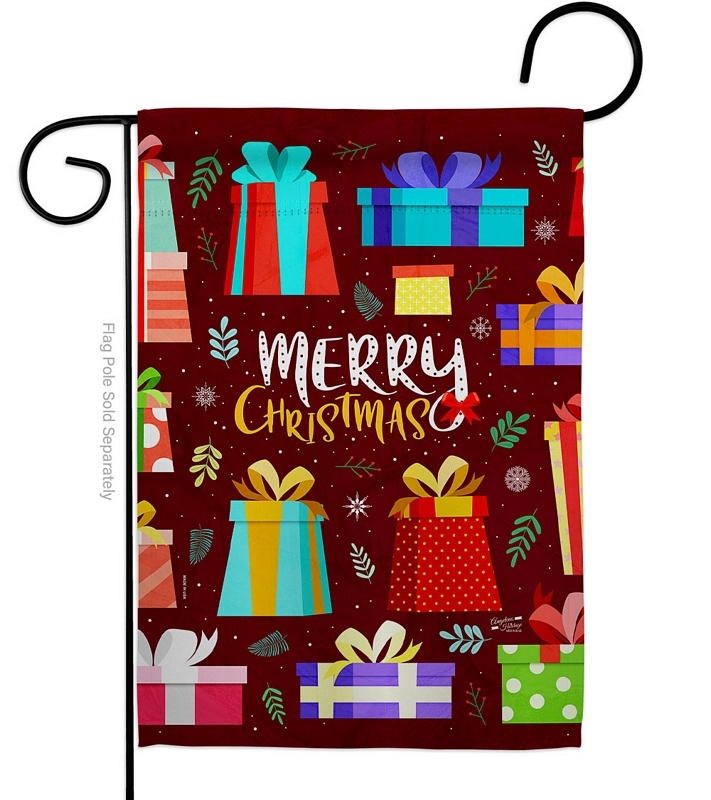 Merry Giftmas Garden Flag