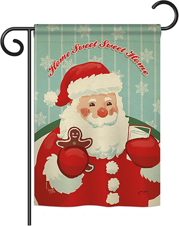 Sweet Home Santa Garden Flag