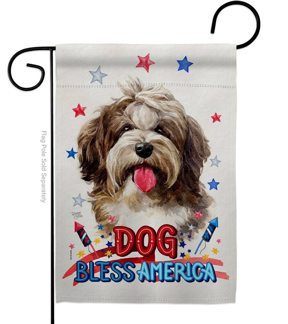 Patriotic Havanese Cuban Garden Flag