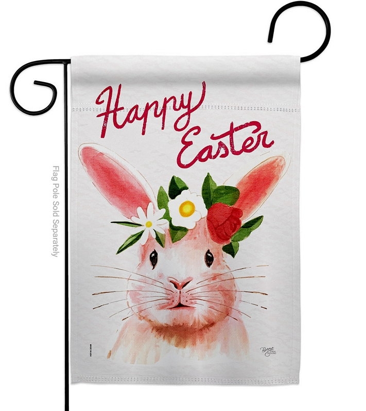 Sweet Easter Bunny Garden Flag