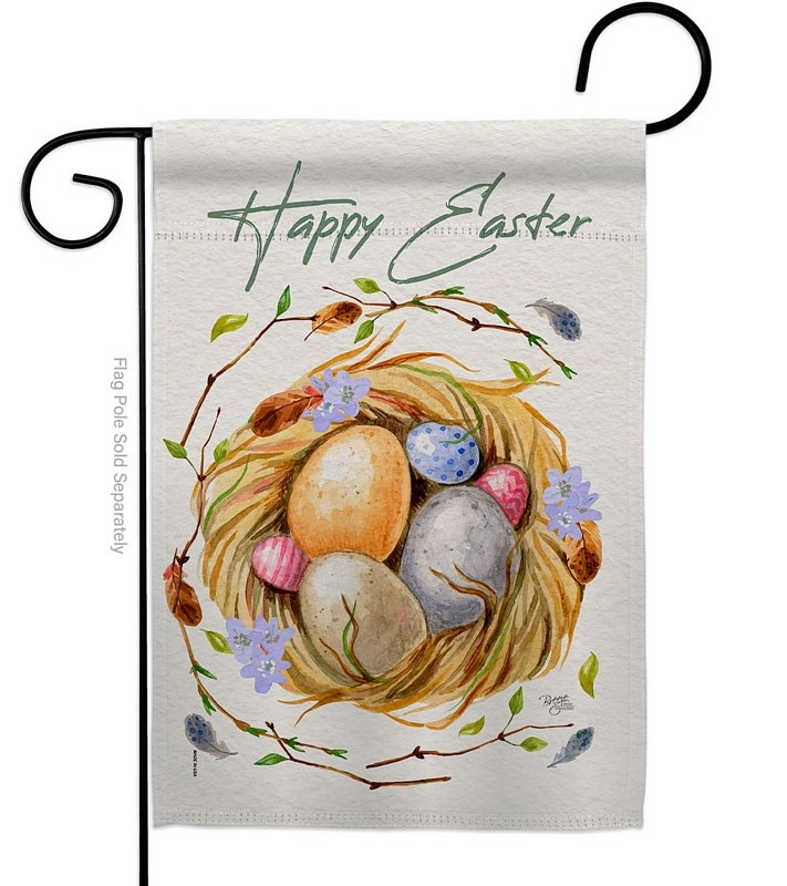 Easter Nest Garden Flag