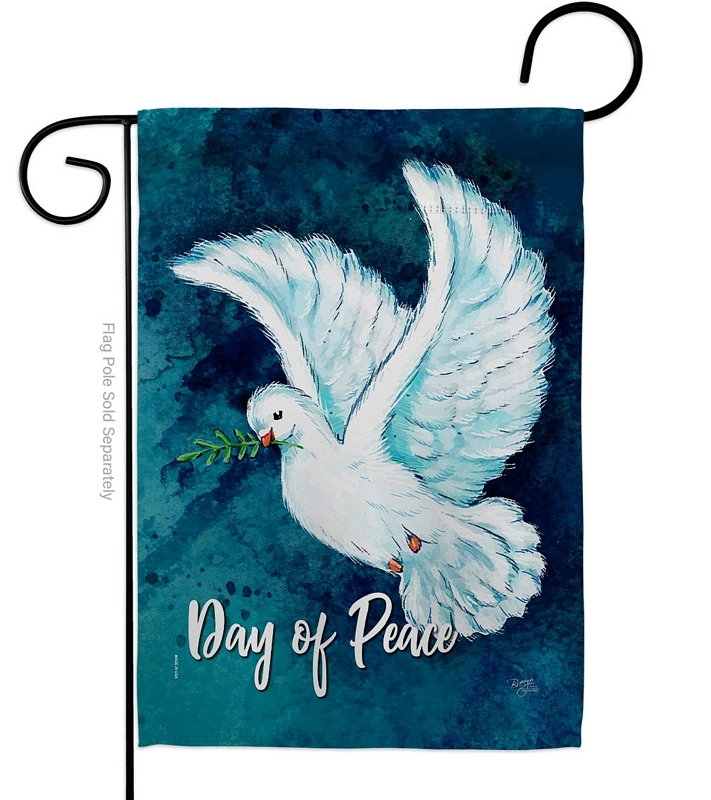 Together For Peace Garden Flag