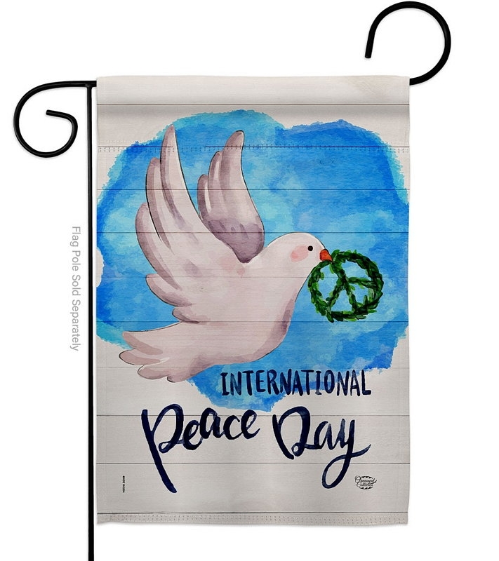 Peace Together Garden Flag