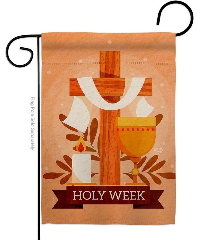 The Holy Week Decorative Garden Flag