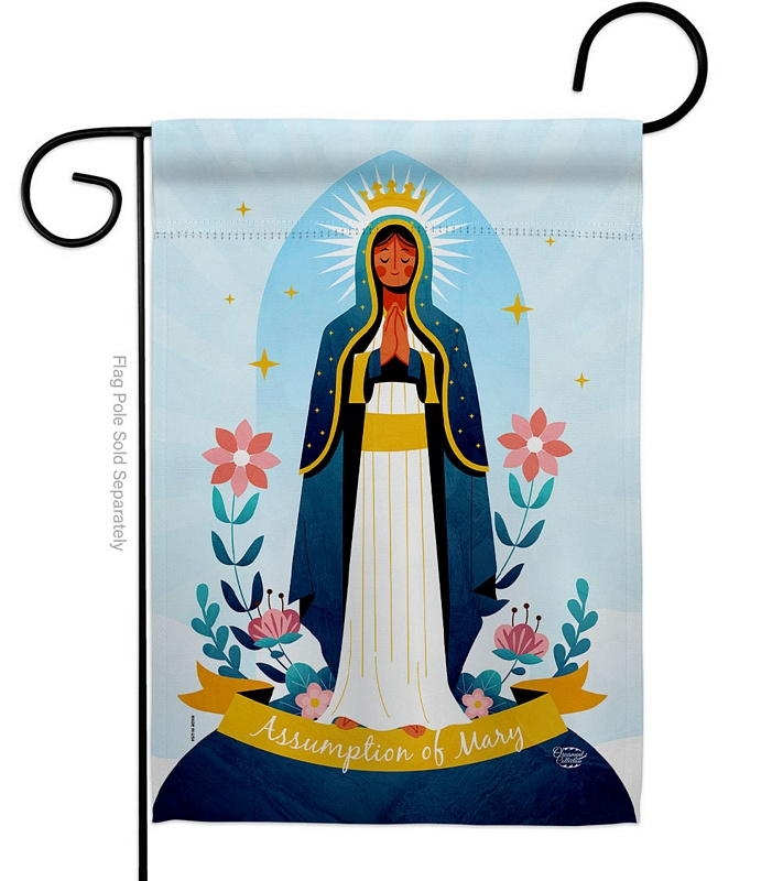 Assumption Of Mary Garden Flag