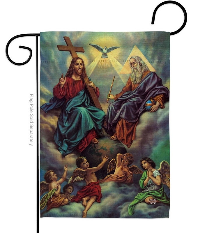 The Holy Trinity Garden Flag