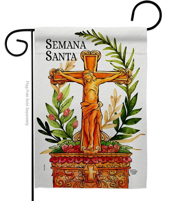 Semana Santa Garden Flag