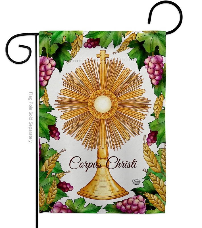 Festival Corpus Christi Garden Flag
