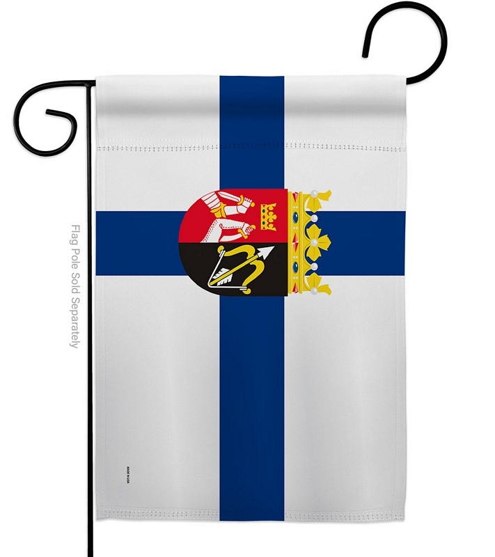 Province Of Finland Ita-Suomen laanin vaakuna Garden Flag