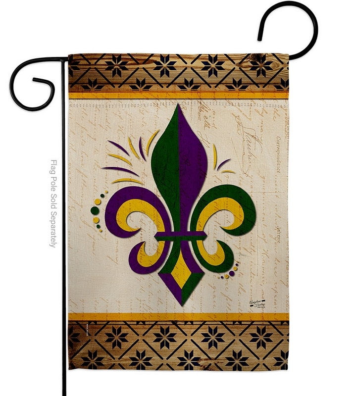 Fleur De Lys Impressions Decorative Garden Flag