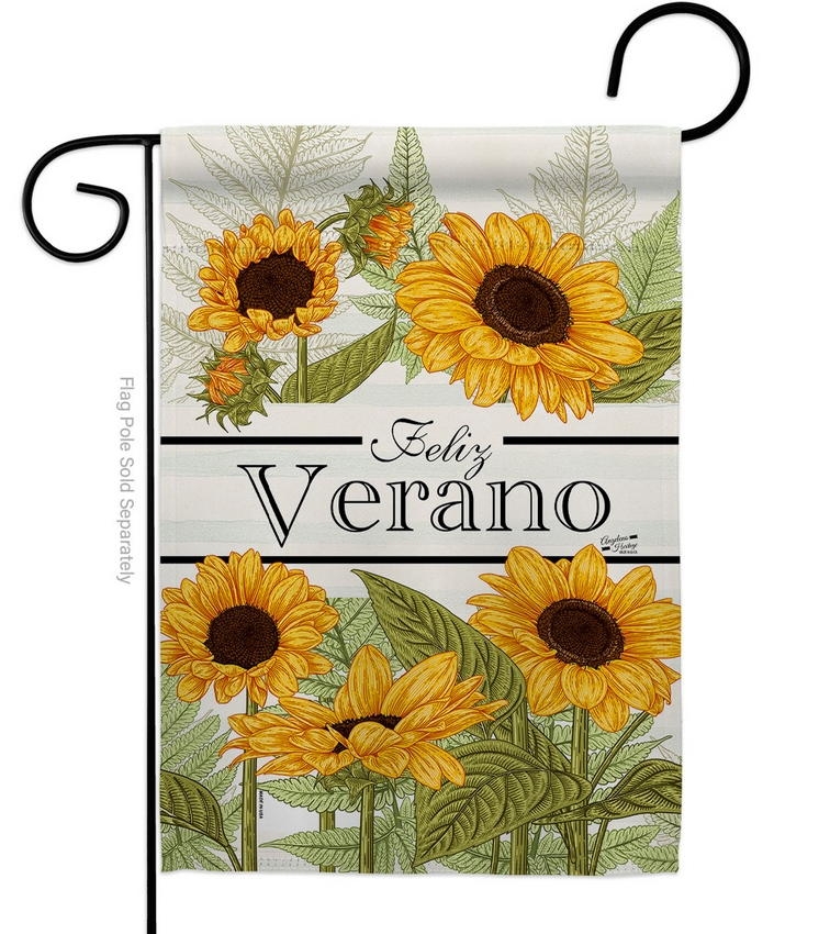 Feliz Verano Garden Flag