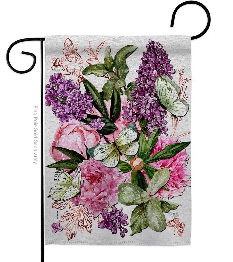 Pink Bouquet Garden Flag