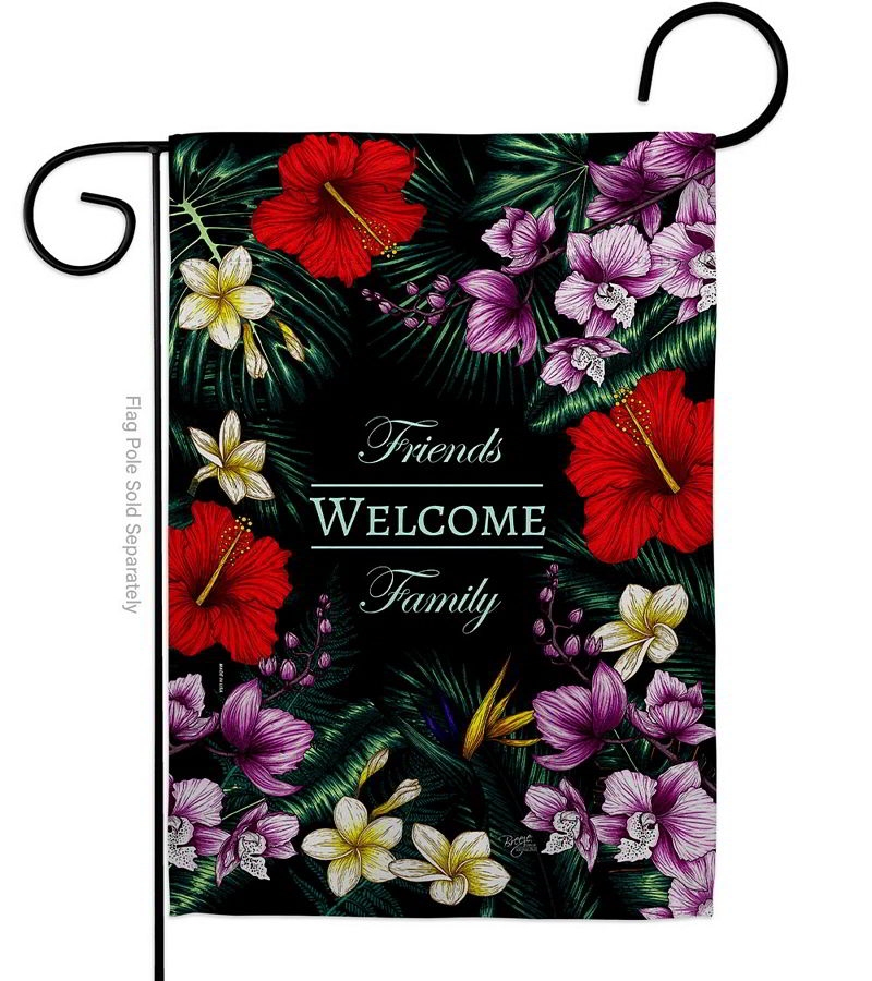 Tropical Bouquet Garden Flag