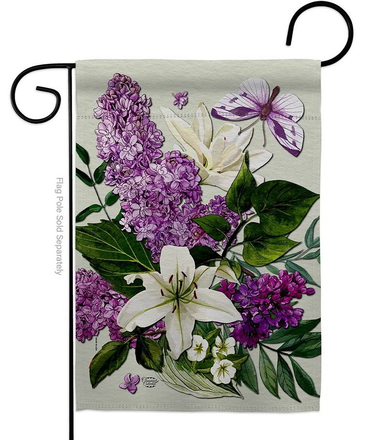 Purple Bouquet Garden Flag