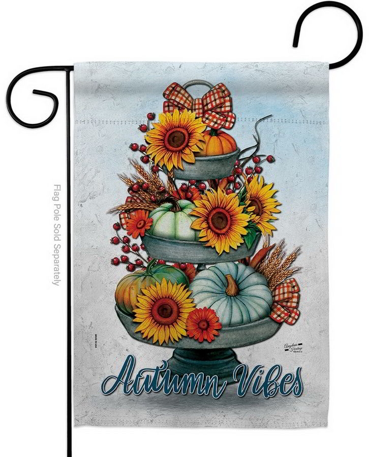 Autumn Vibes Garden Flag