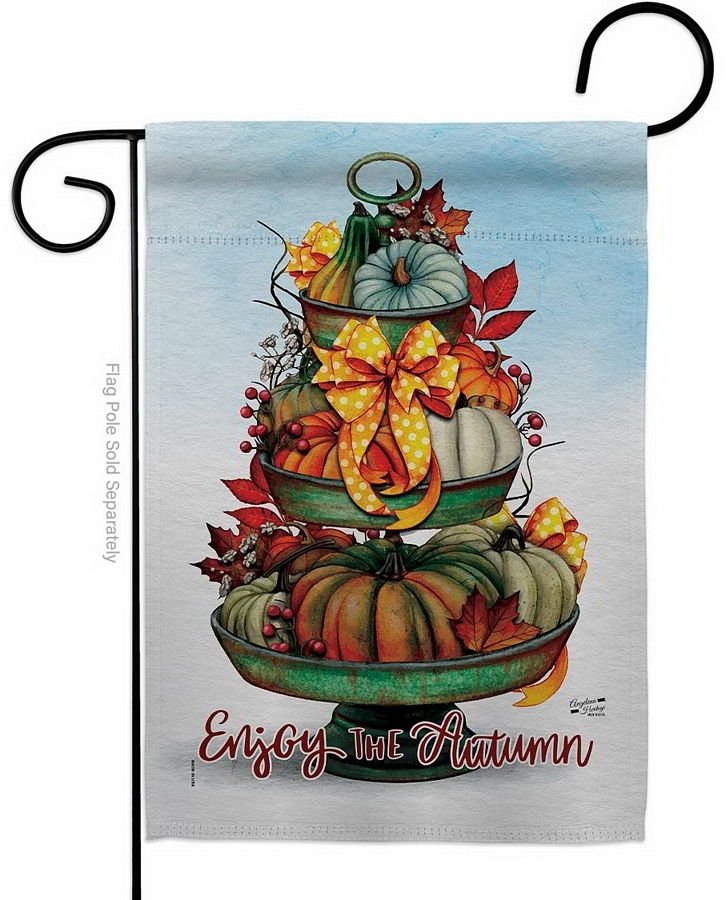 Autumn Tower Garden Flag