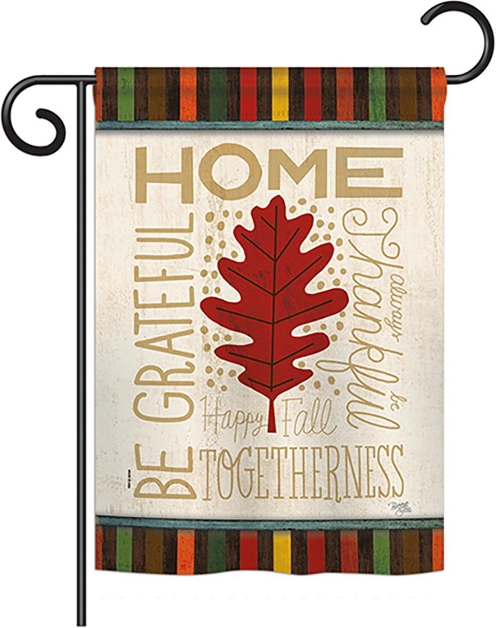 Home Be Grateful Garden Flag