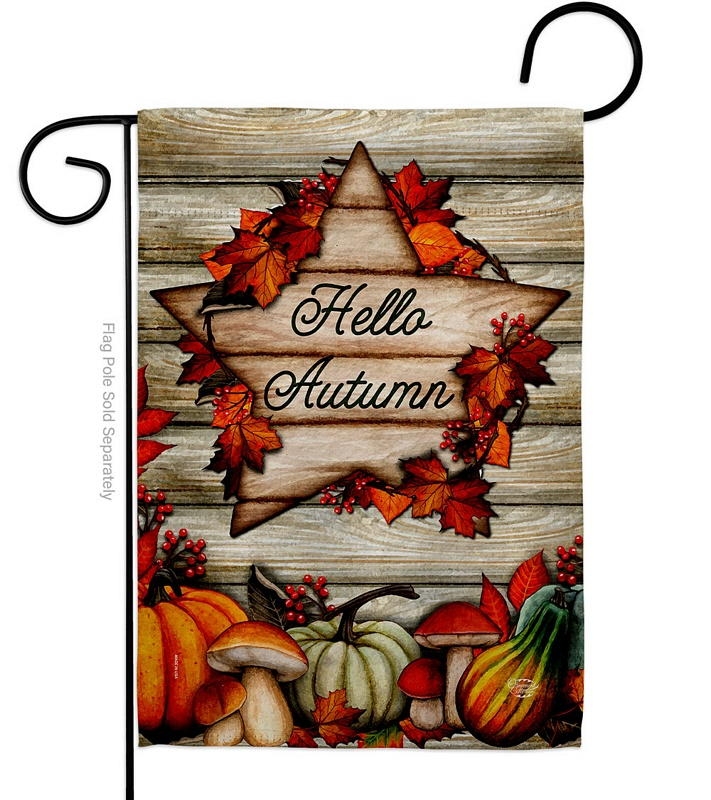 Autumn Farmhouse Garden Flag