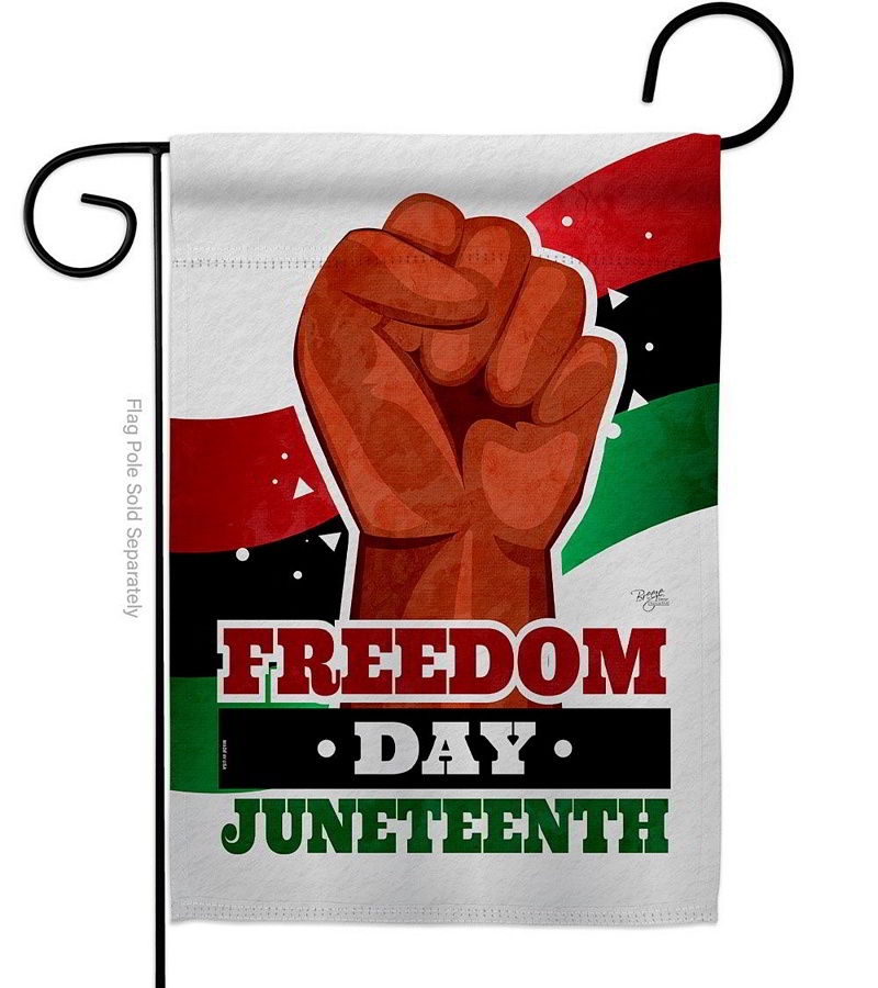 Freedom Day Garden Flag