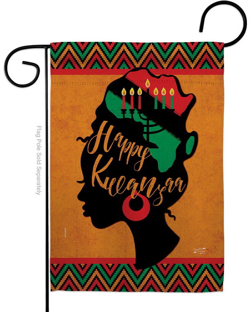 Kwanzaa Wishes Garden Flag