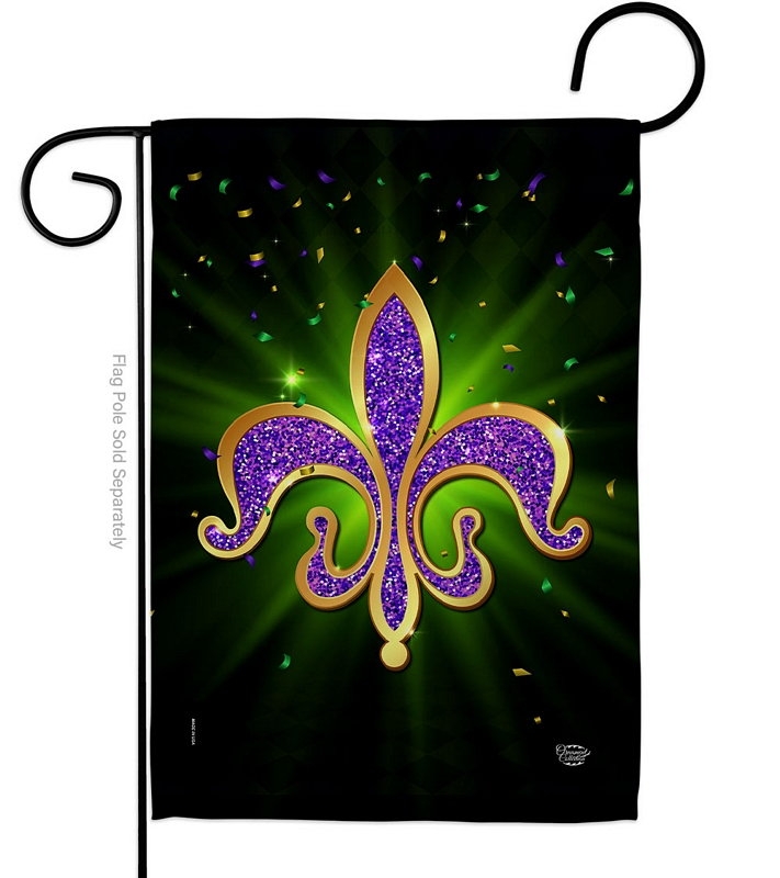 Fleur De Lis Decorative Garden Flag