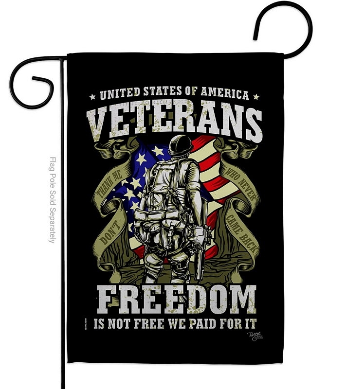 Veterans Freedom Garden Flag