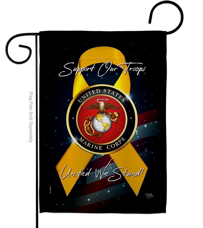 Support Marine Corps Garden Flag