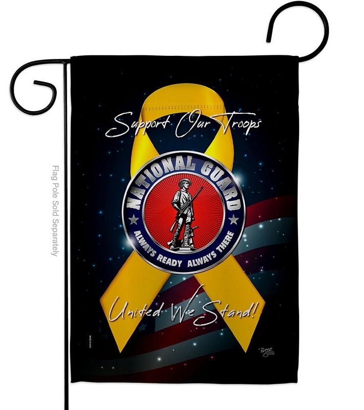 Support National Guard Garden Flag