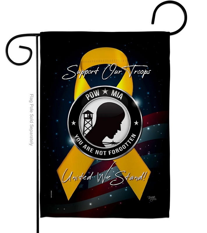 Support POW MIA Garden Flag