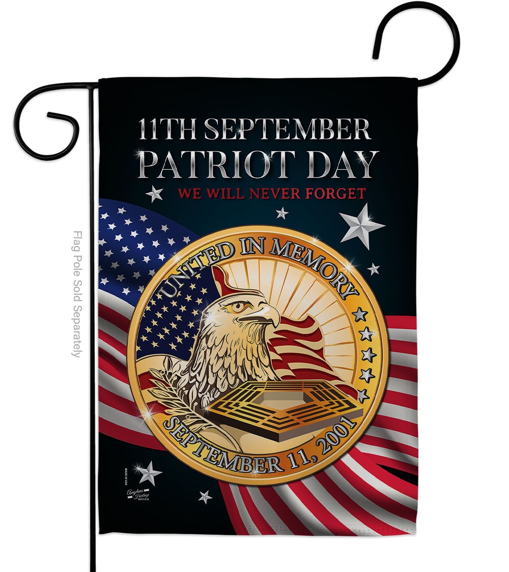 Patriot Day 911 Garden Flag