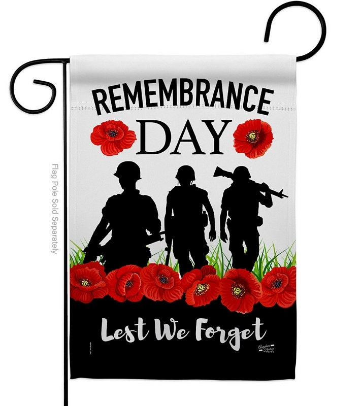 Lest We Forget Garden Flag