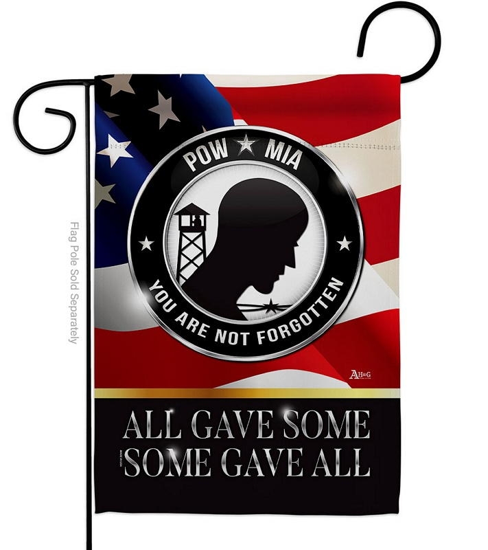 Not Forgotten POW MIA Garden Flag