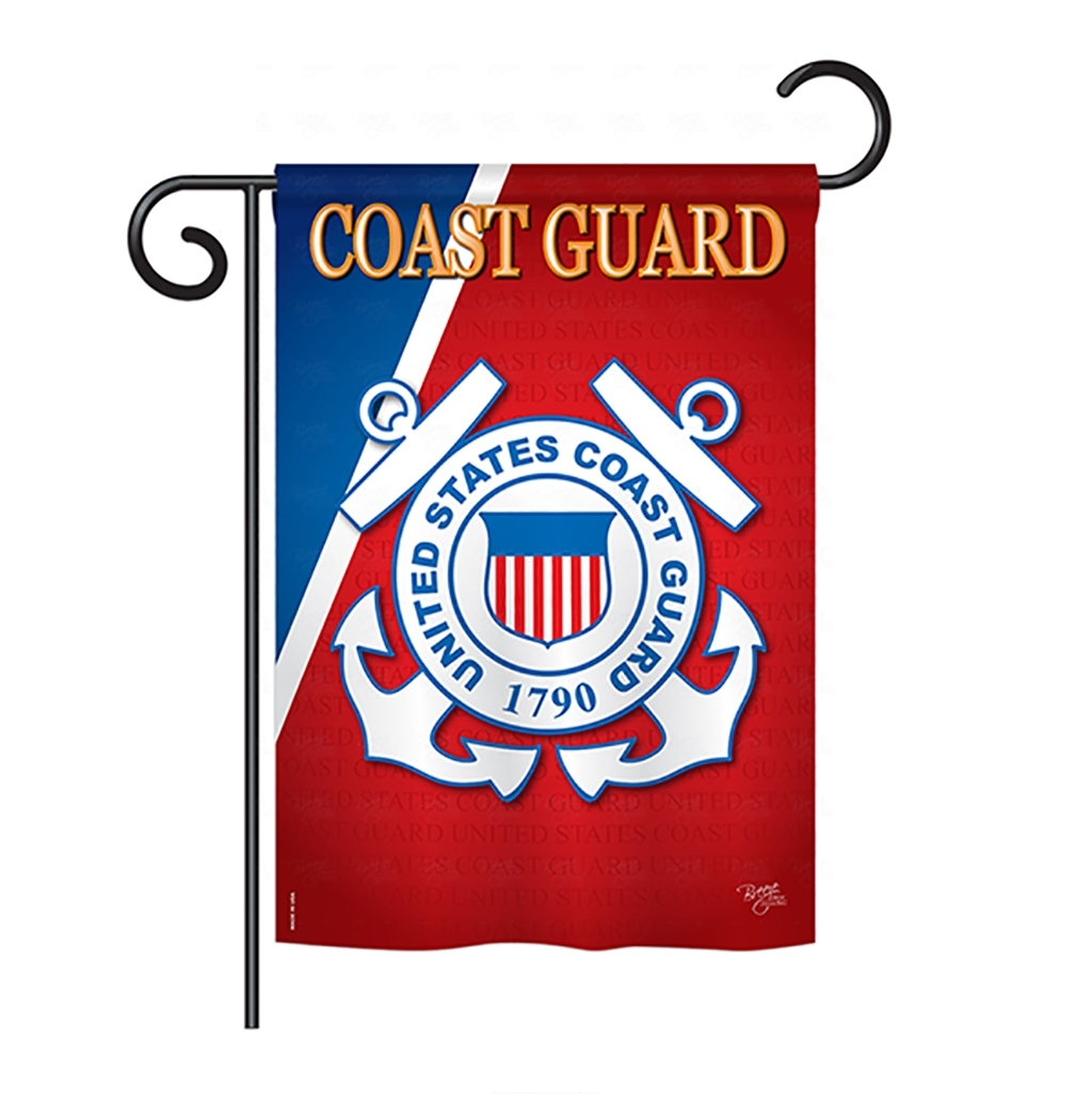 Coast Guard Garden Flag