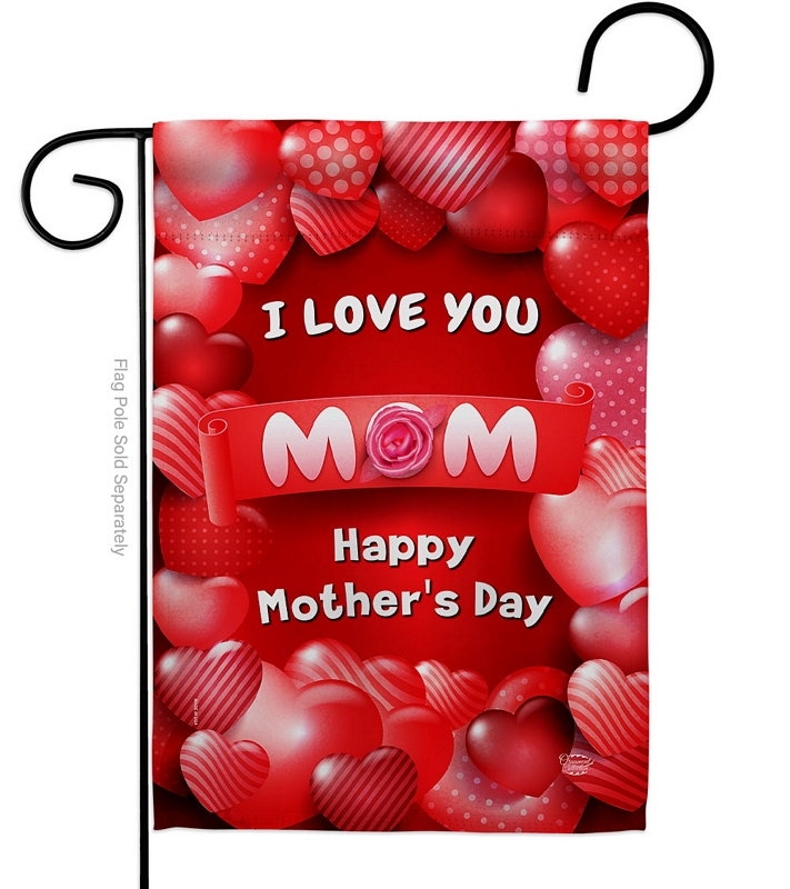 Love You Mom Garden Flag