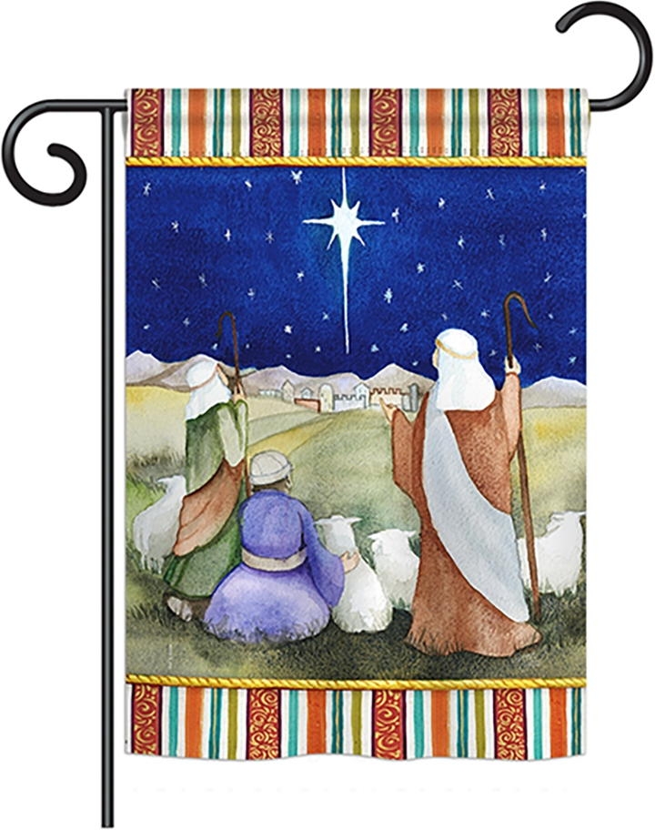 Christmas in Bethlehem Garden Flag