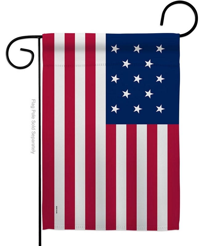 Flag Of The United States (1777-1795) Garden Flag