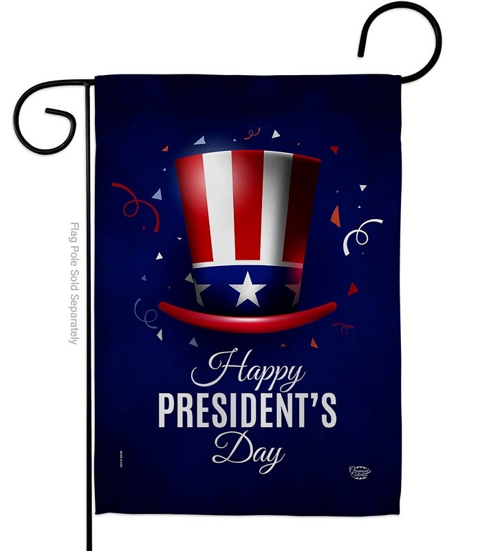 Happy President\'s Day Garden Flag
