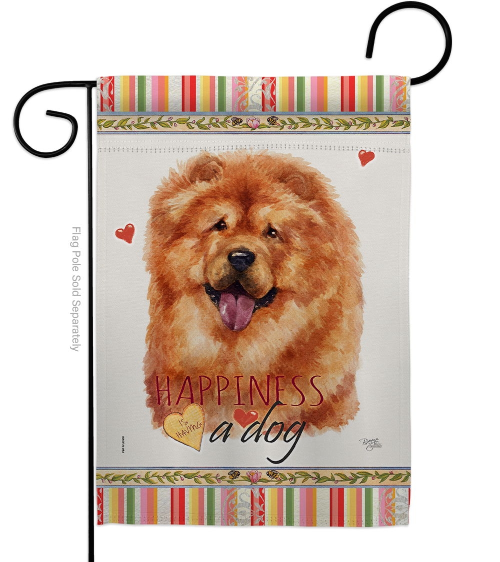Chow Happiness Garden Flag