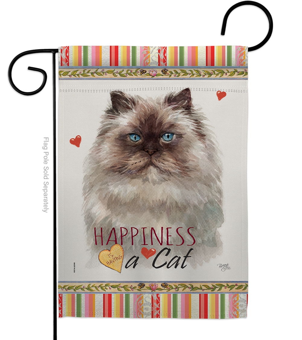 Colourpoint Persian Happiness Garden Flag