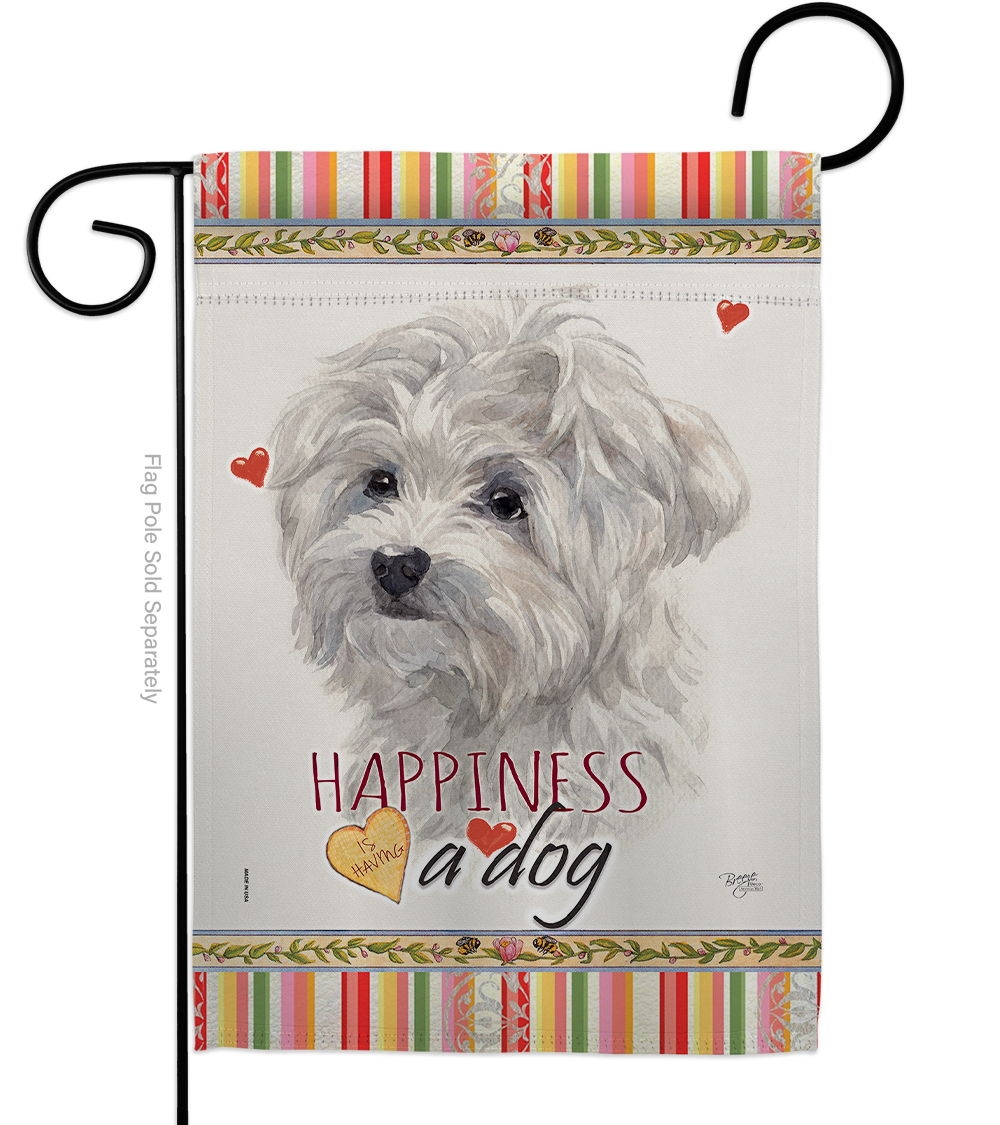 Maltese Happiness Garden Flag