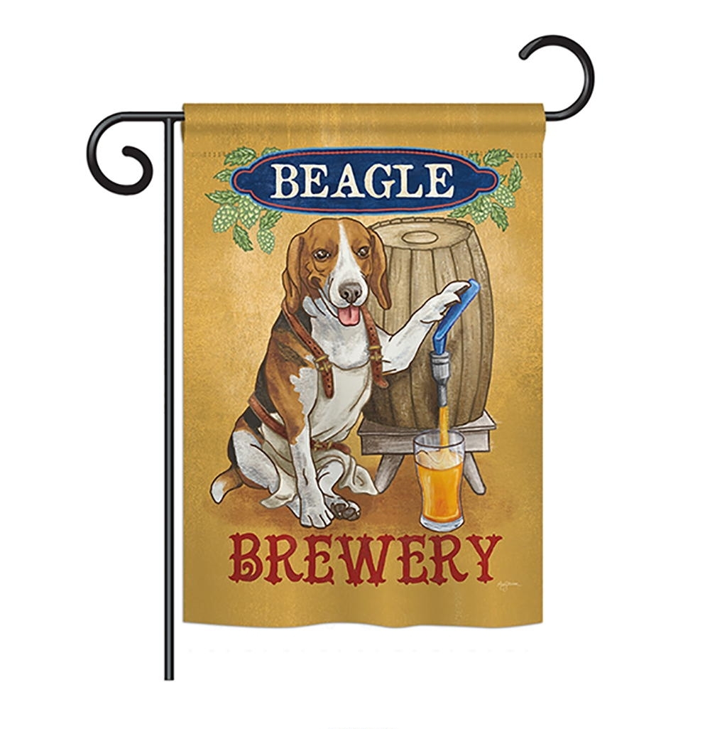 Beagle Brewery Garden Flag