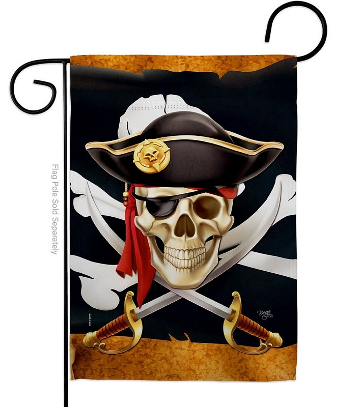 Pirate Life Garden Flag