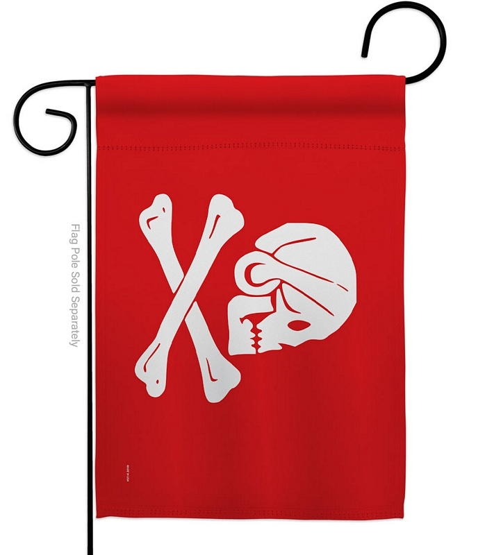 Henry Every Red Garden Flag