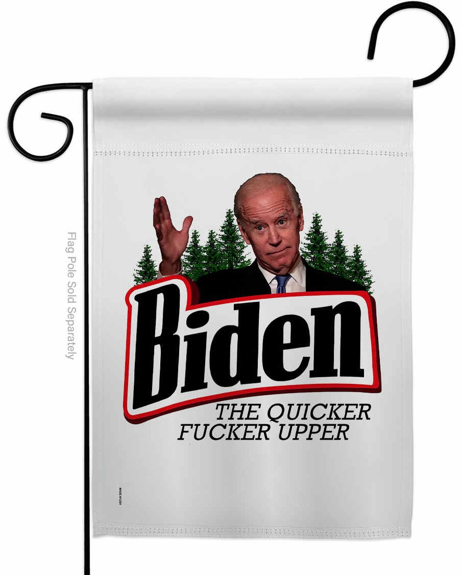 Biden The Quicker Garden Flag