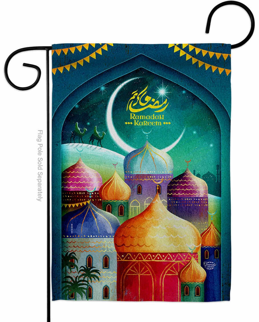 Happy Ramadan Kareem Garden Flag